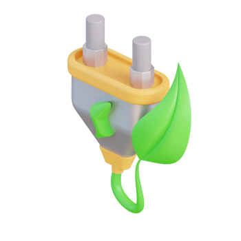 3d illustration of charging plan png