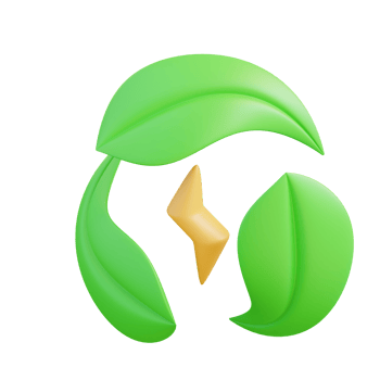 3d illustration of energy recycling plant png