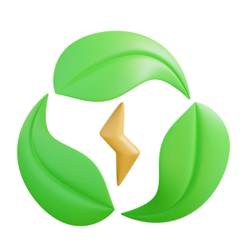 3d illustration of energy recycling plant png