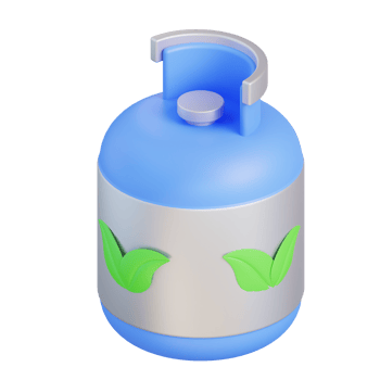 3d illustration of natural gas png