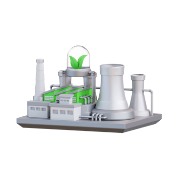 3d illustration of plant power plant png