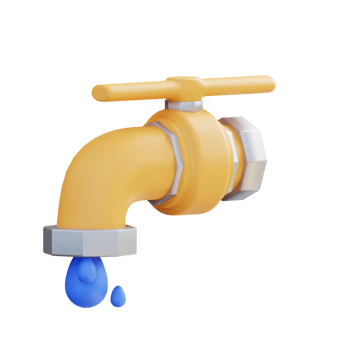 3d illustration of recycling water png