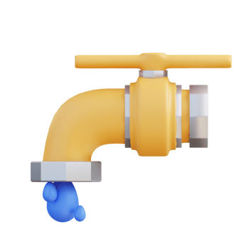 3d illustration of recycling water png