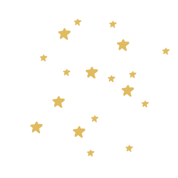 Yellow stars illustration png
