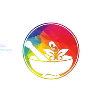 pharmacy logo icon vector template. herbal medicine logo.