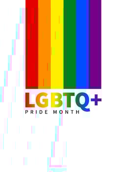 Pride LGBT Element clip art Colorful rainbow LGBTQ pride celebration icon flag vector