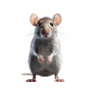 Illustration painting of cute rat isolated transparent background, Digital art, , png