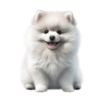 Illustration painting of cute dog isolated transparent background, Digital art, , png