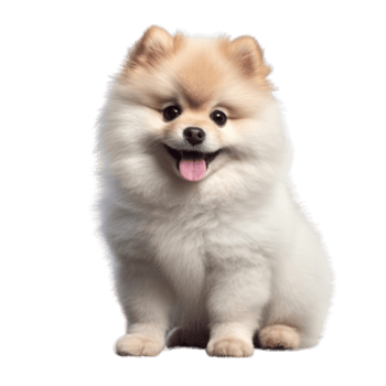 Illustration painting of cute dog isolated transparent background, Digital art, , png