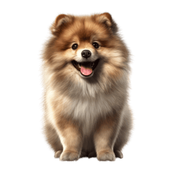 Illustration painting of cute dog isolated transparent background, Digital art, , png