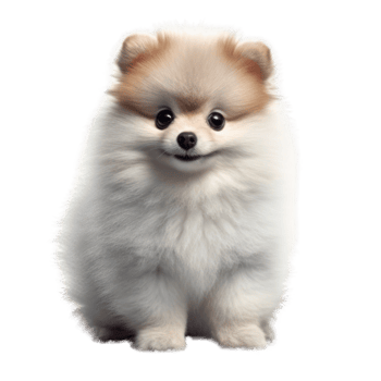 Illustration painting of cute dog isolated transparent background, Digital art, , png