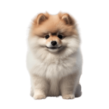 Illustration painting of cute dog isolated transparent background, Digital art, , png