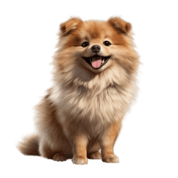 Illustration painting of cute dog isolated transparent background, Digital art, , png