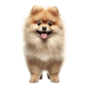 Illustration painting of cute dog isolated transparent background, Digital art, , png