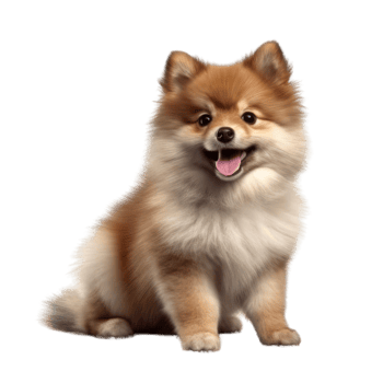 Illustration painting of cute dog isolated transparent background, Digital art, , png