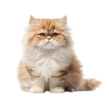 Illustration painting of cute cat isolated transparent background, Digital art, , png