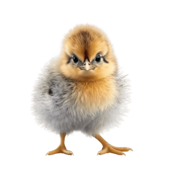 Illustration painting of cute bird isolated transparent background, Digital art, , png