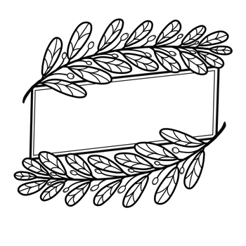 Frame with floral pattern for decorating various cards Different types of banners and panthers png