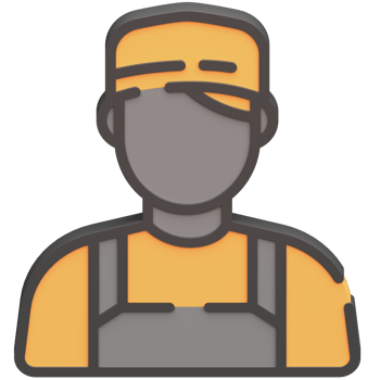 3d male icon with dark theme and high quality render image png