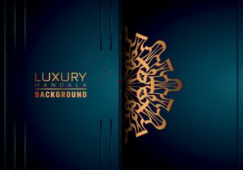 Luxury mandala background ornamental, arabesque style With Golden Arabesque Pattern Style. Decorative Mandala Ornament For Print, Brochure, Banner, Cover, Poster, Invitation Card vector