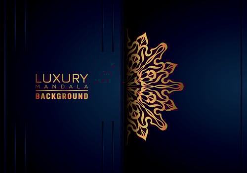 Luxury mandala background ornamental, arabesque style With Golden Arabesque Pattern Style. Decorative Mandala Ornament For Print, Brochure, Banner, Cover, Poster, Invitation Card vector