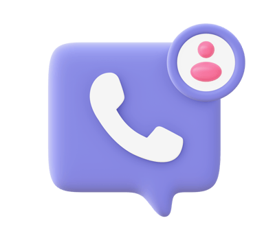 3d illustration icon of purple Contact Person for UI UX web mobile apps social media ads designs png