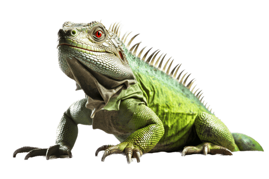 Iguana with . png
