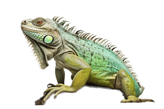 Iguana with . png