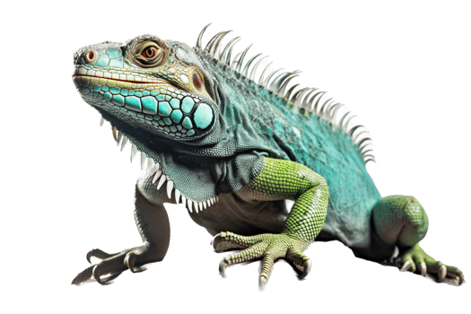 Iguana with . png