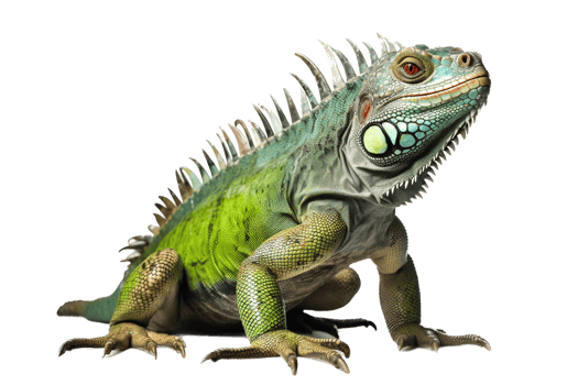 Iguana with . png