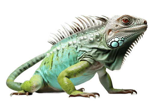 Iguana with . png