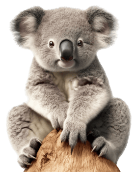 Koala with . png