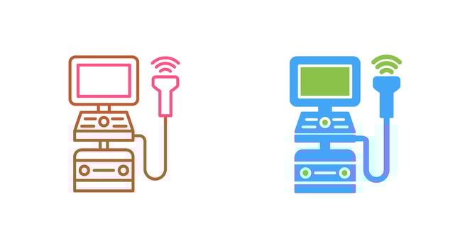 Ultrasound Machine Vector Icon