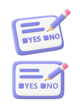 3d illustration icon of purple asking Question for UI UX web mobile apps social media ads design png