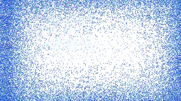 Blue glitter texture background frame vector