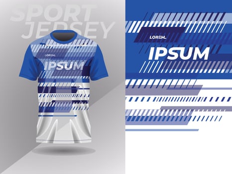 blue abstract sports jersey football soccer racing gaming motocross cycling running vector