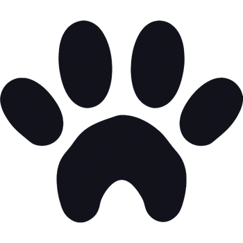 Dog or cat paw icon png