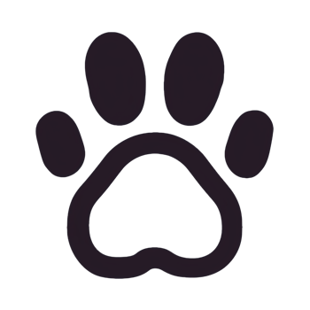 Dog or cat paw icon png