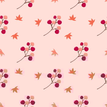 autumn elements pattern vector