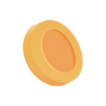3d gold coin. Digital currency coin concept in financial transaction. png