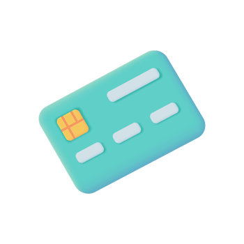 digital credit card money spending concept Cashless society. 3d illustration png