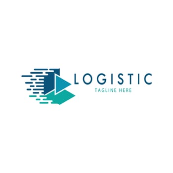logistics logo icon illustration vector design  distribution symbol  delivery of goods  economy  finance