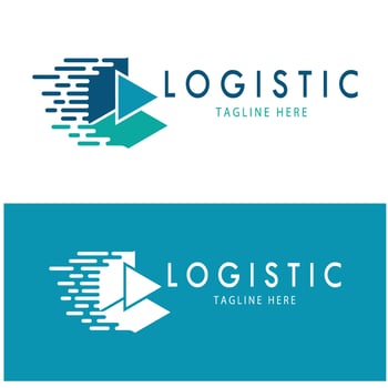 logistics logo icon illustration vector design  distribution symbol  delivery of goods  economy  finance
