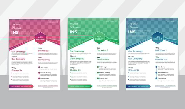 Real Estate Elegant Flyer Design Template Free Vector