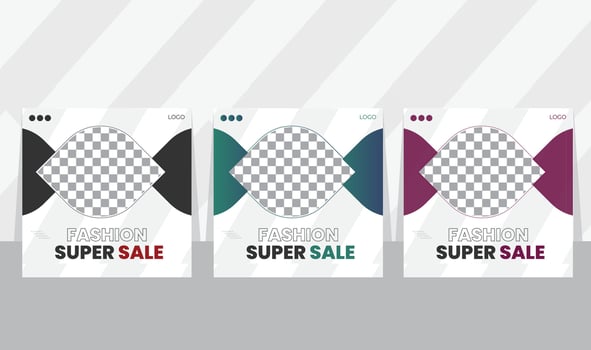 Fashion Sale Social Media Post Template Premium Pro Vector