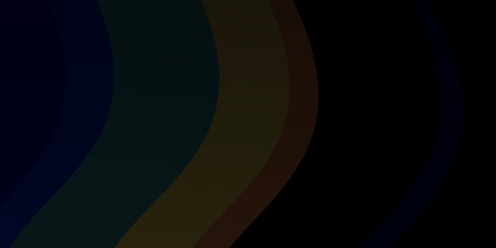 Dark Blue, Yellow vector layout with circular arc.