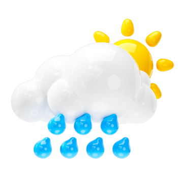 light rain weather icon, Weather forecast sign png