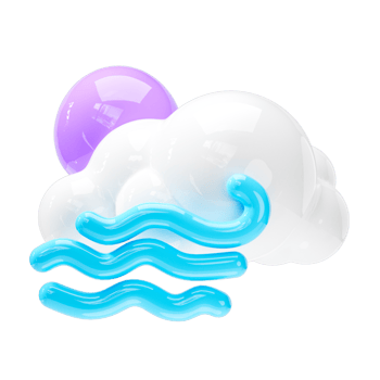night strong wind icon, Weather forecast sign png