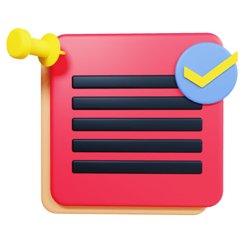3D Rendering Check FIle icon object png