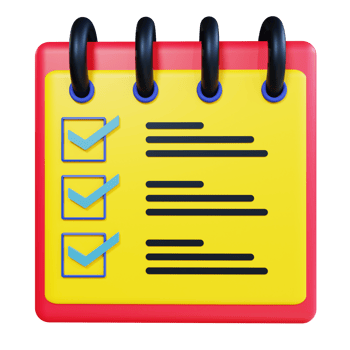 3D Rendering check box icon object png
